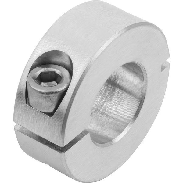 Locking Ring Split, Form:B, D1=30, D2=54, B=15, Aluminum, Kipp, Mfr#: K0611.103003